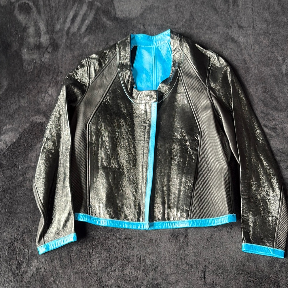 Helmut Lang reversible leather jacket